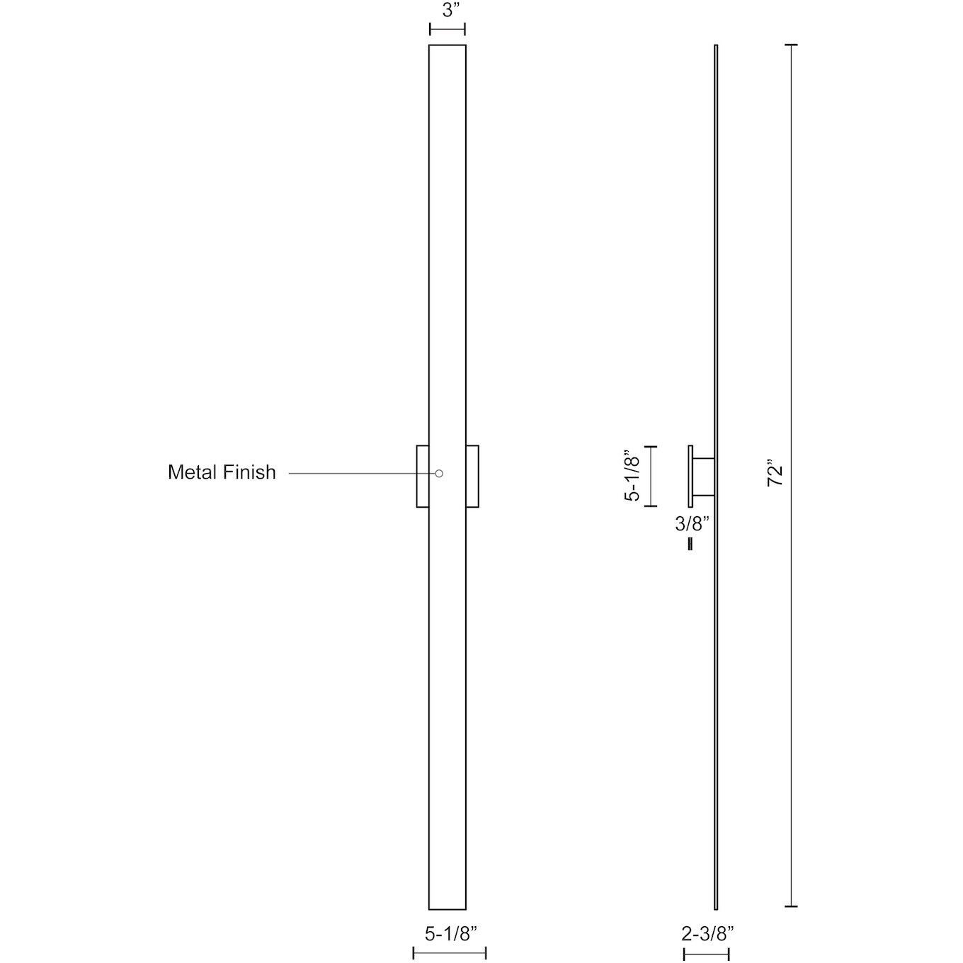 Vesta All-terior Wall Light in White