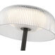 Brilla 10.5 inch 3 watt Black Table Lamp Portable Light