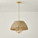Arwen 4 Light 20 inch Aged Brass Chandelier Ceiling Light