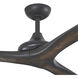 Vapor 60 inch Coal with Toned Koa Blades Ceiling Fan in Coal/Toned Koa