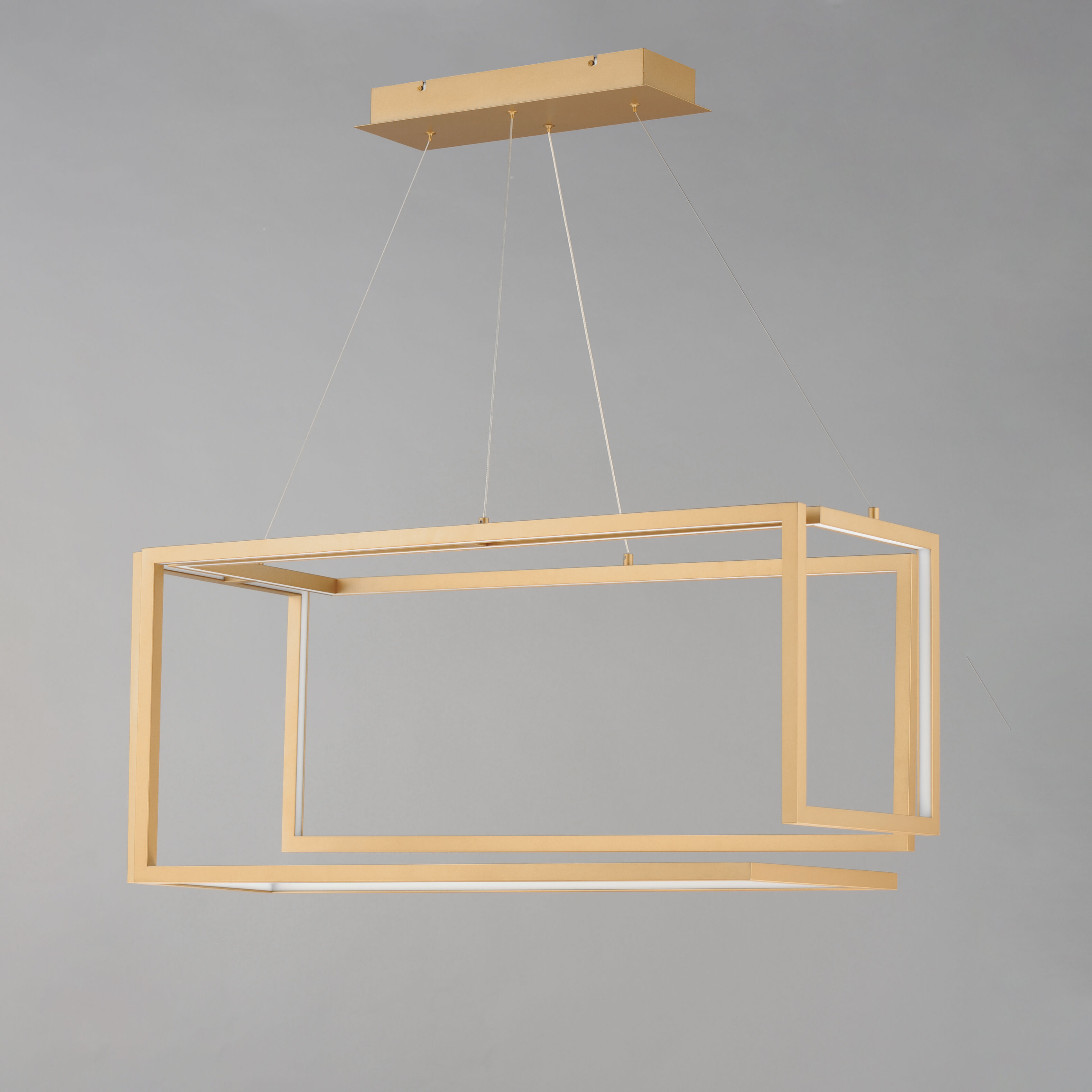 Penrose LED 16 inch Gold Linear Pendant Ceiling Light