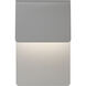 Ply LED 11 inch Textured Gray Indoor-Outdoor Sconce, Inside-Out