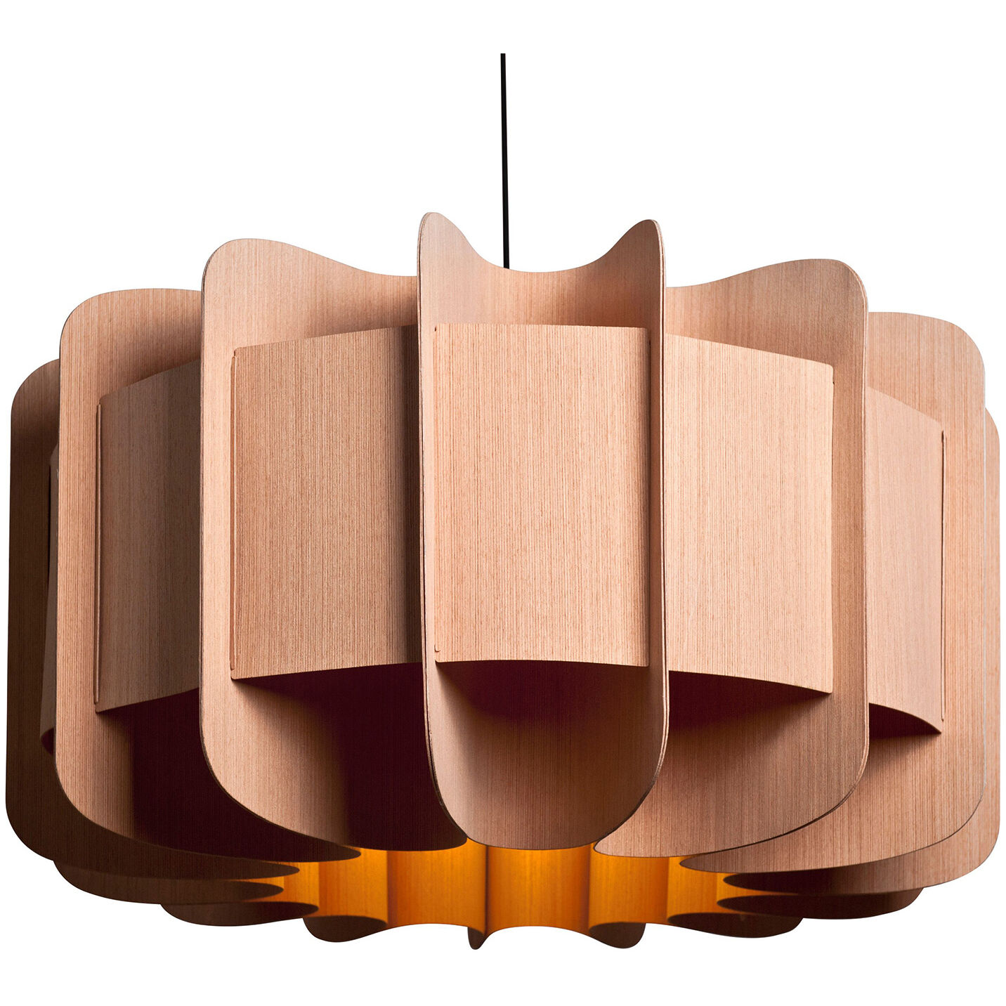 Clarissa 29.8 inch Beech Pendant Ceiling Light in Beech/Beech, 30 in