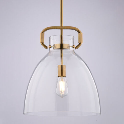 Madrona 1 Light 14 inch Muted Brass Pendant Light Ceiling Light