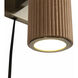 Tambo LED 11 inch Natural Ash and Weathered Brass Wall Sconce Wall Light