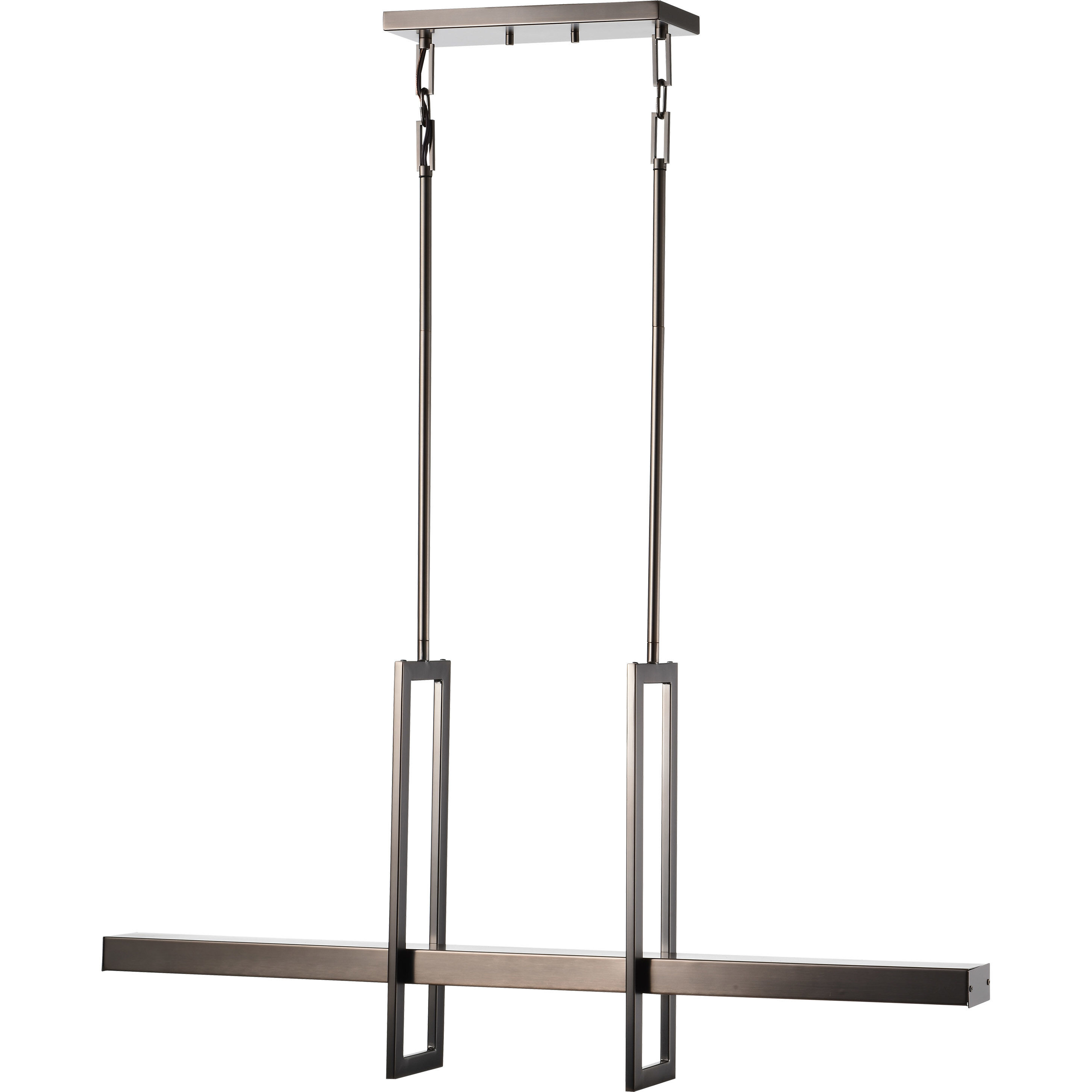 Frame LED 36 inch Hazel Bronze Island Pendant Ceiling Light