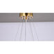 Canada 12 Light 28 inch Gold Chandelier Ceiling Light