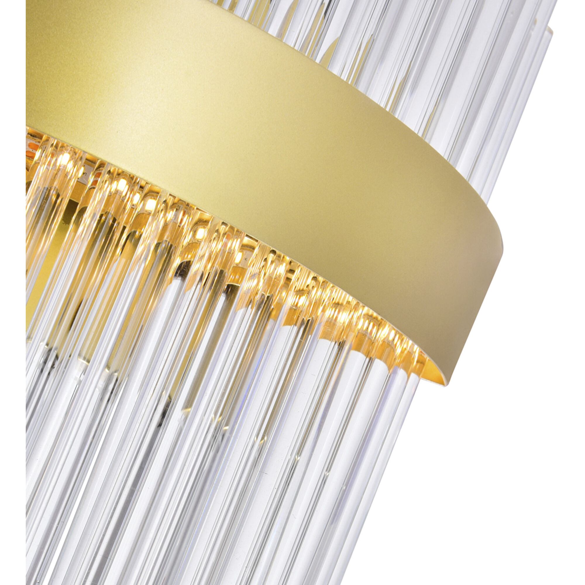 Genevieve LED 24 inch Medallion Gold Wall Light