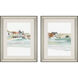 Waterside Collection Blue Framed Art