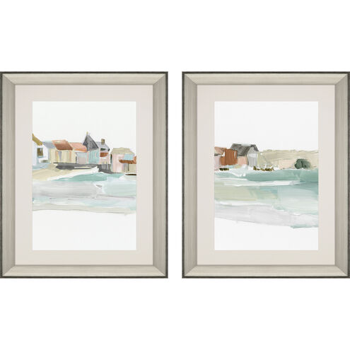 Waterside Collection Blue Framed Art