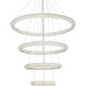 Bowen 4 Light 42 inch Satin Gold Chandelier Ceiling Light
