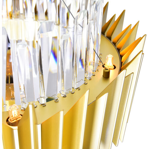 Cityscape 18 Light 28 inch Satin Gold Chandelier Ceiling Light