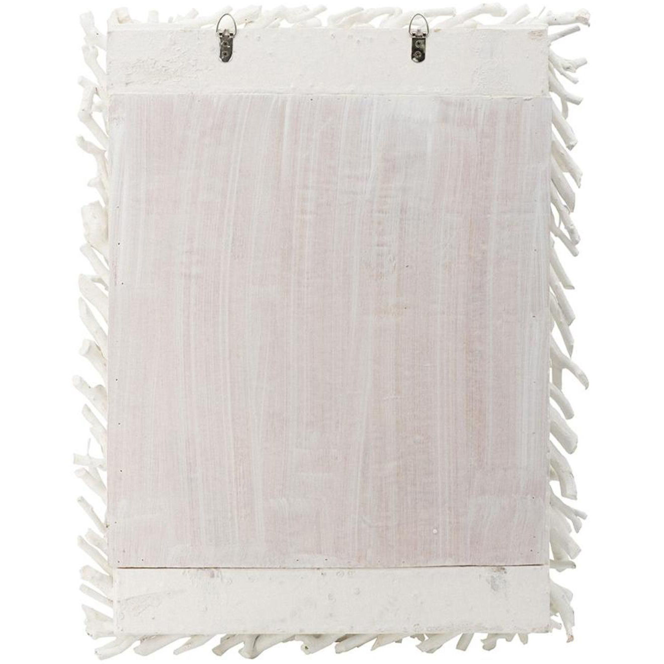 Anita 29.1 X 22.8 inch White Wall Mirror