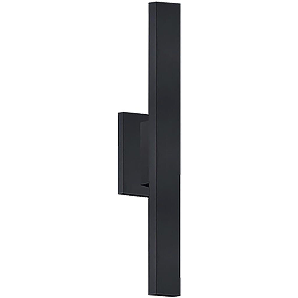 Zarai Family 1 Light 24 inch Matte Black Outdoor Wall Sconce in 3" D x 4.5" W x 24" H, EVOLV