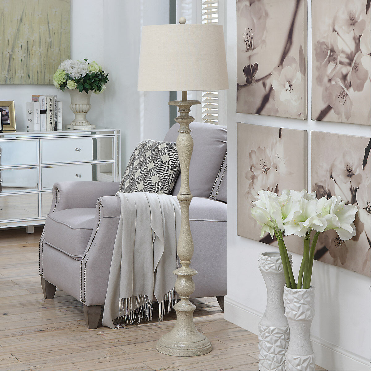 Crestview collection shop floor lamps
