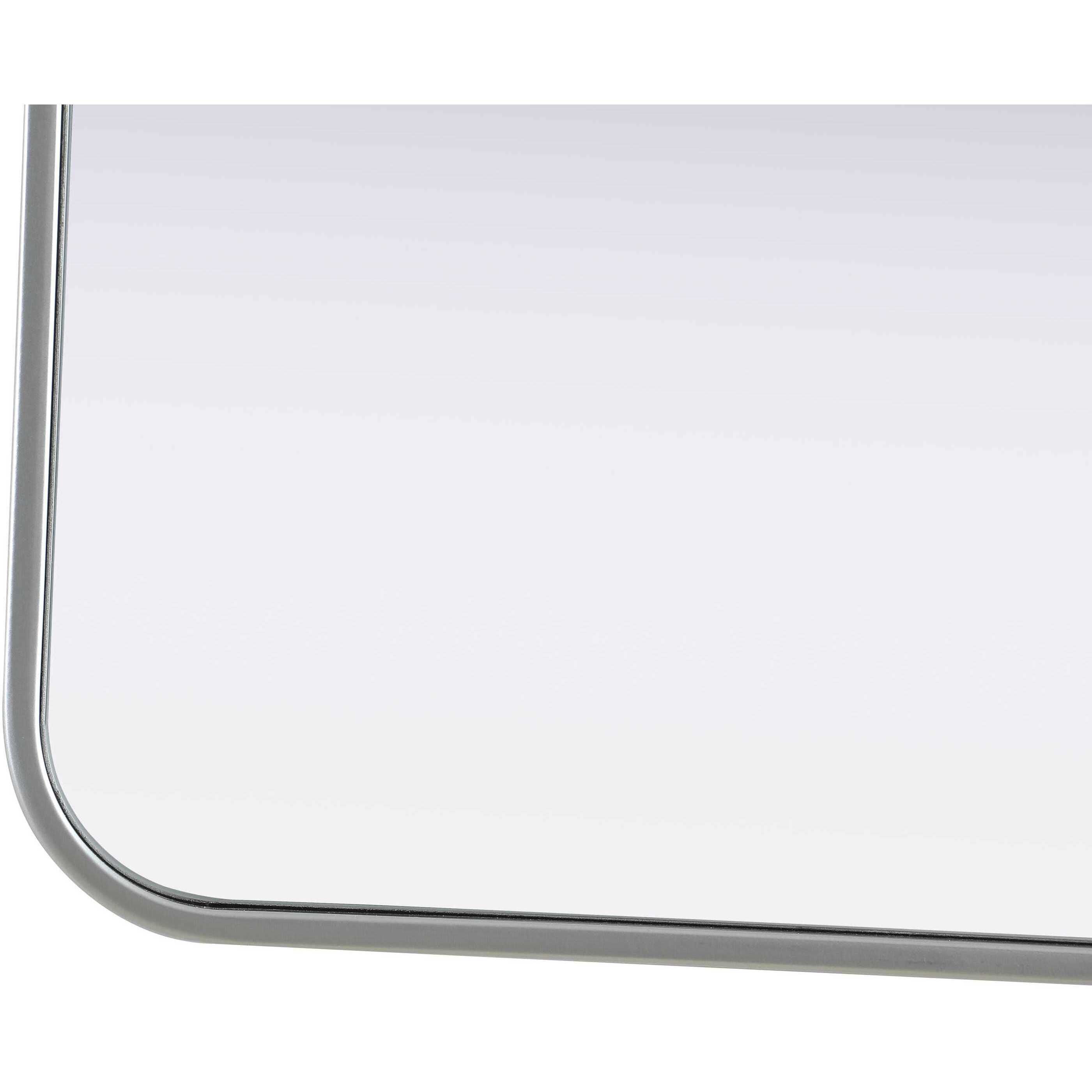 Remy 40 X 30 inch Silver Mirror