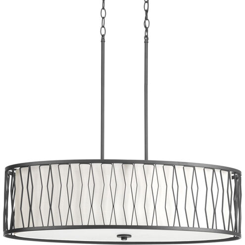 Wemberly 4 Light 14 inch Graphite Pendant Ceiling Light, Design Series