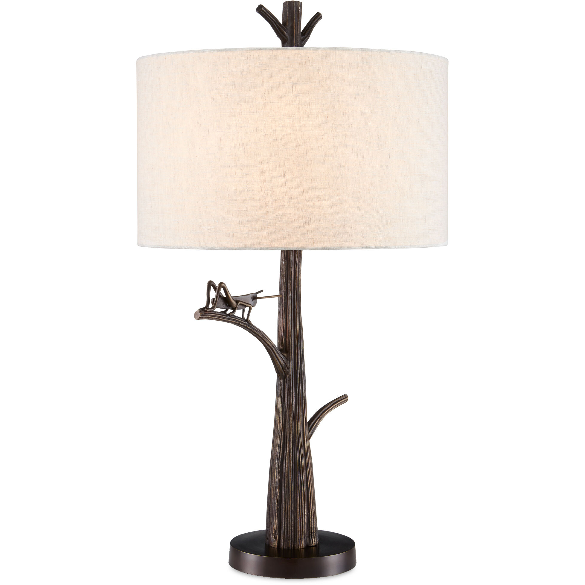 Grasshopper 31 inch 150 watt Bronze Table Lamp Portable Light
