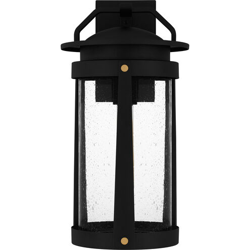 Clifton 1 Light 18 inch Earth Black Outdoor Wall Lantern