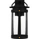 Clifton 1 Light 18 inch Earth Black Outdoor Wall Lantern