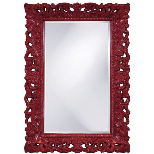 Barcelona 45 X 33 inch Burgundy Mirror