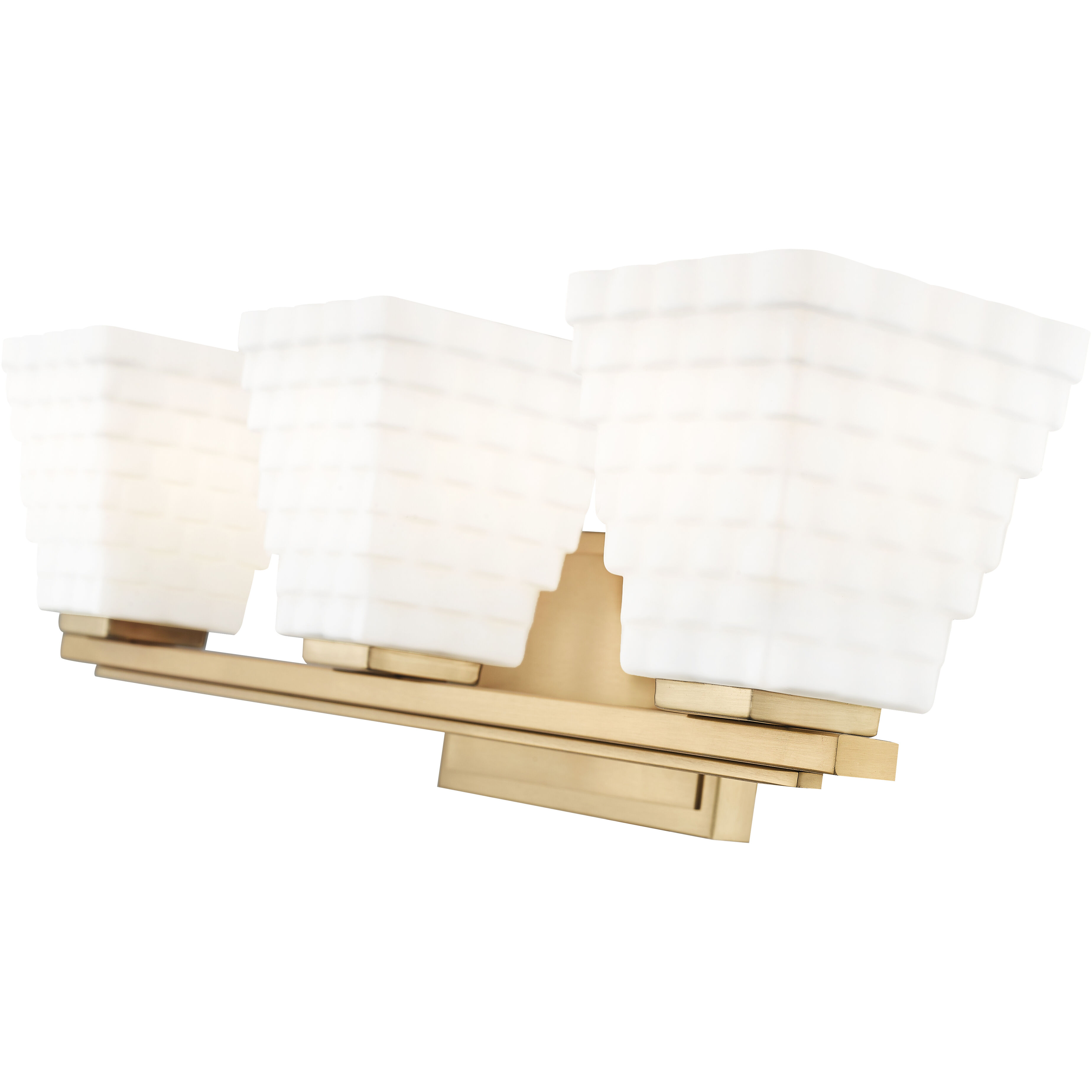 Annalise 3 Light 24 inch Modern Gold Vanity Wall Light