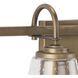 Martenne 4 Light 31.87 inch Aged Bronze Bathroom Vanity Light Wall Light