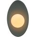 Ambiance LED 7.5 inch Pewter Green Wall Sconce Wall Light