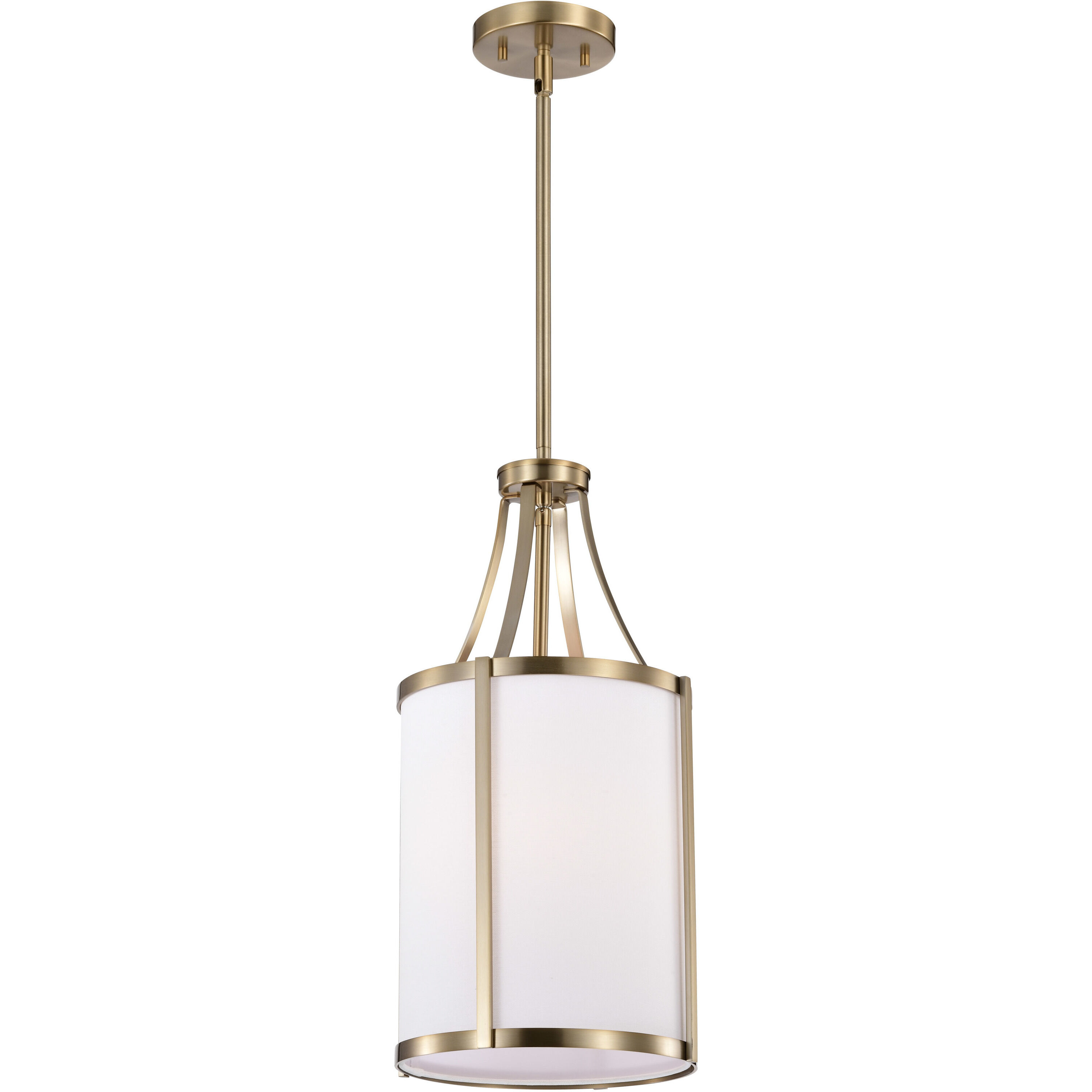 Easton 1 Light 9.75 inch Burnished Brass Pendant Ceiling Light