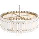 Bardon 12 Light 36 inch Celeste Brass Pendant Ceiling Light