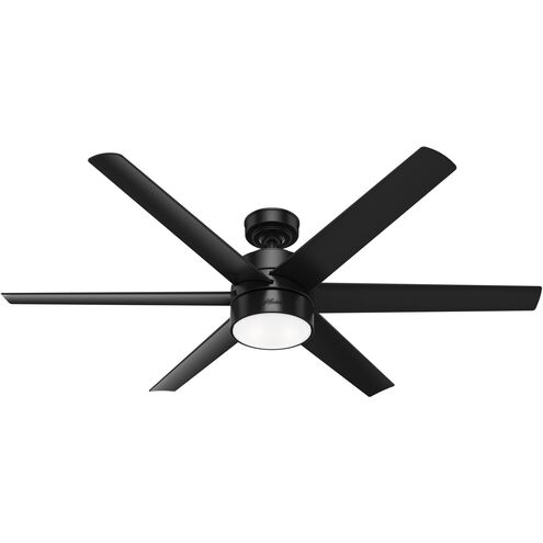 Solaria 60 inch Matte Black Outdoor Ceiling Fan