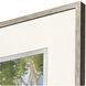Garden Retreat I Green and Brown and Pink and White Framed Art, The Studio