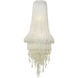 Crystal Reign 2 Light 13 inch Polished Nickel Wall Lamp Wall Light