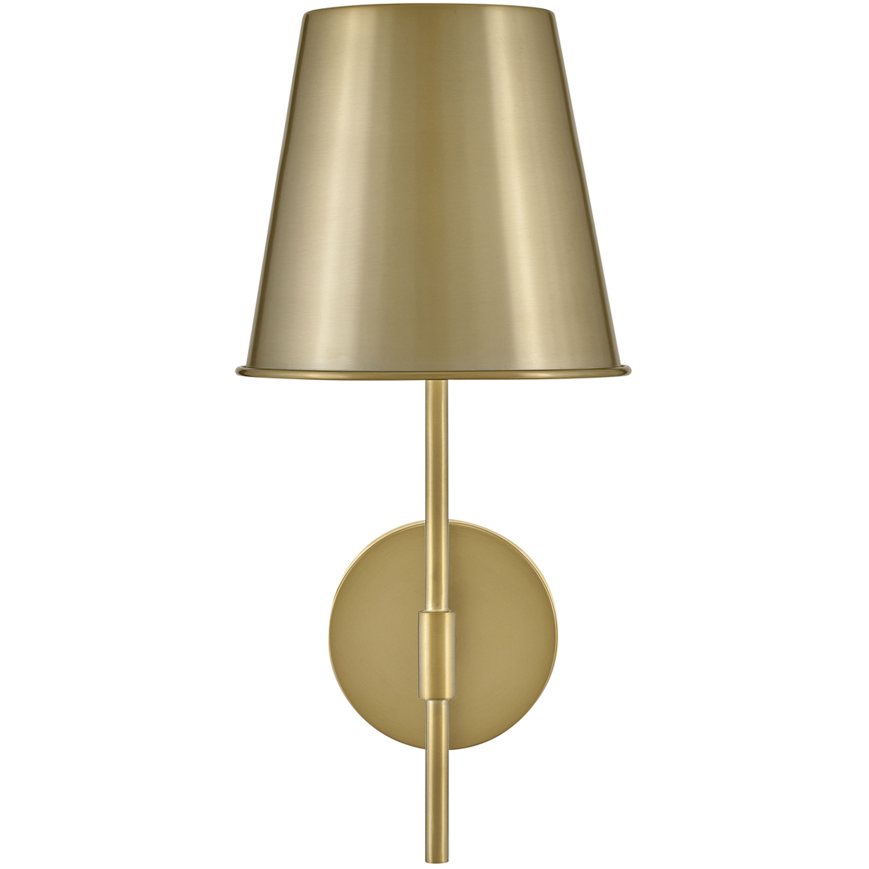 Blake LED 8 inch Lacquered Brass Sconce Wall Light