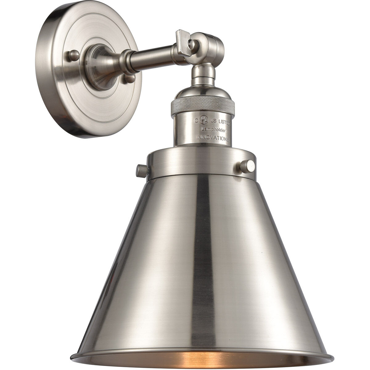 Franklin Restoration Appalachian 1 Light 8 inch Brushed Satin Nickel Semi-Flush Mount Ceiling Light, Franklin Restoration