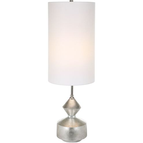 Vial 32.5 inch 150.00 watt Warm Silver and Polished Nickel with Crystal Buffet Lamp Portable Light