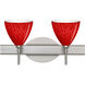 Mia 2 Light 14.63 inch Satin Nickel Vanity Light Wall Light