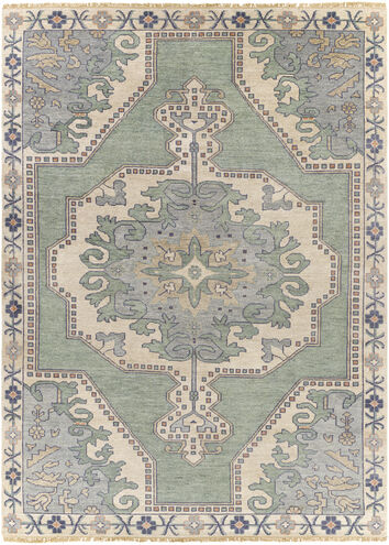 Cappadocia 132 X 96 inch Light Sage Rug in 8 x 11, Rectangle