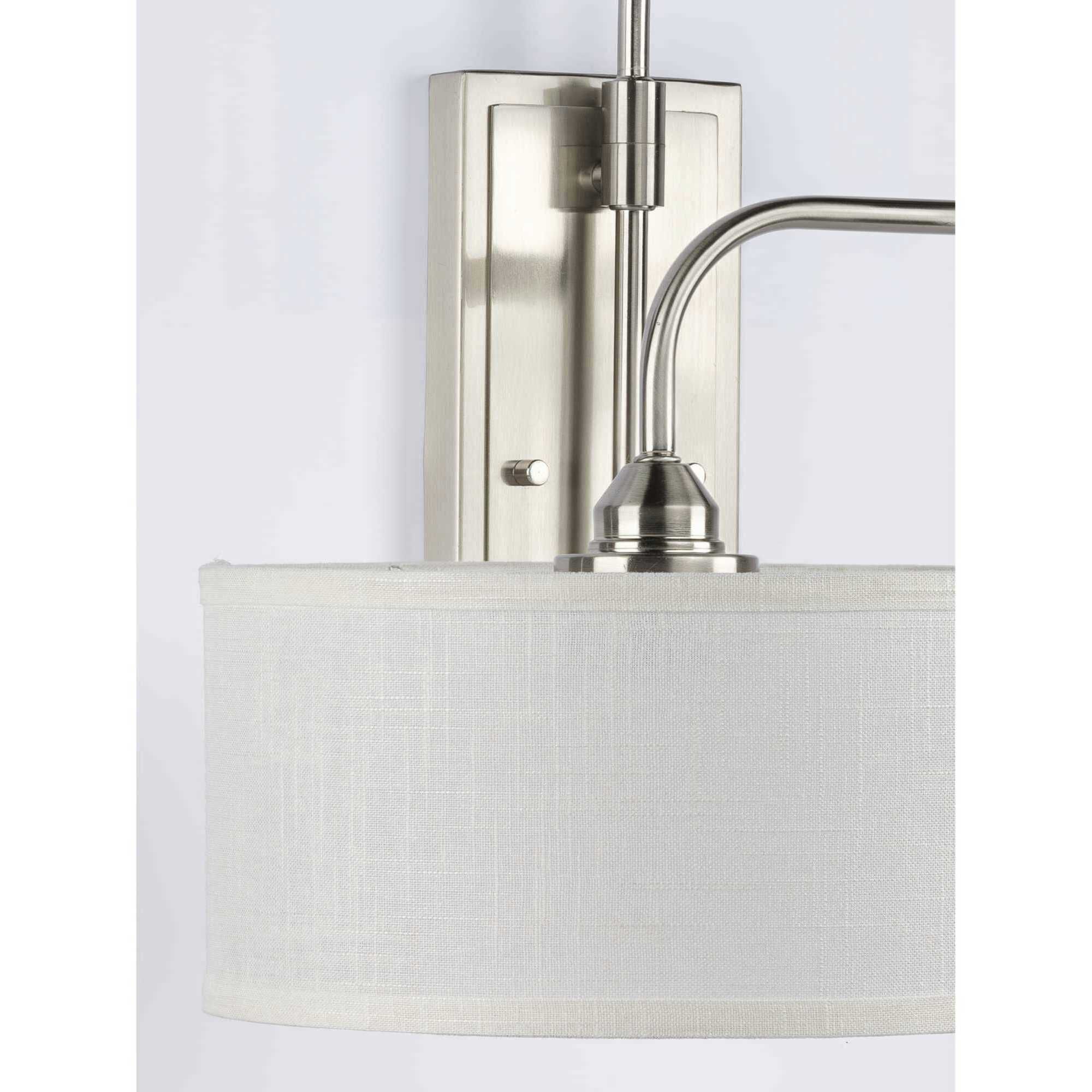 Kempsey 24 inch 75.00 watt Brushed Nickel Swing Arm Wall Bracket Wall Light