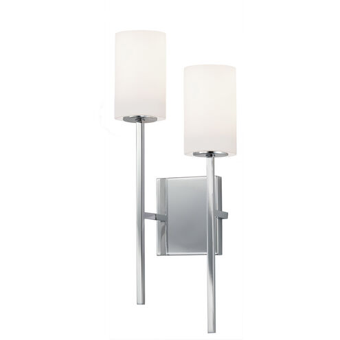 EVOLV 12 inch Polished Chrome Wall Sconce Wall Light, Rise Family