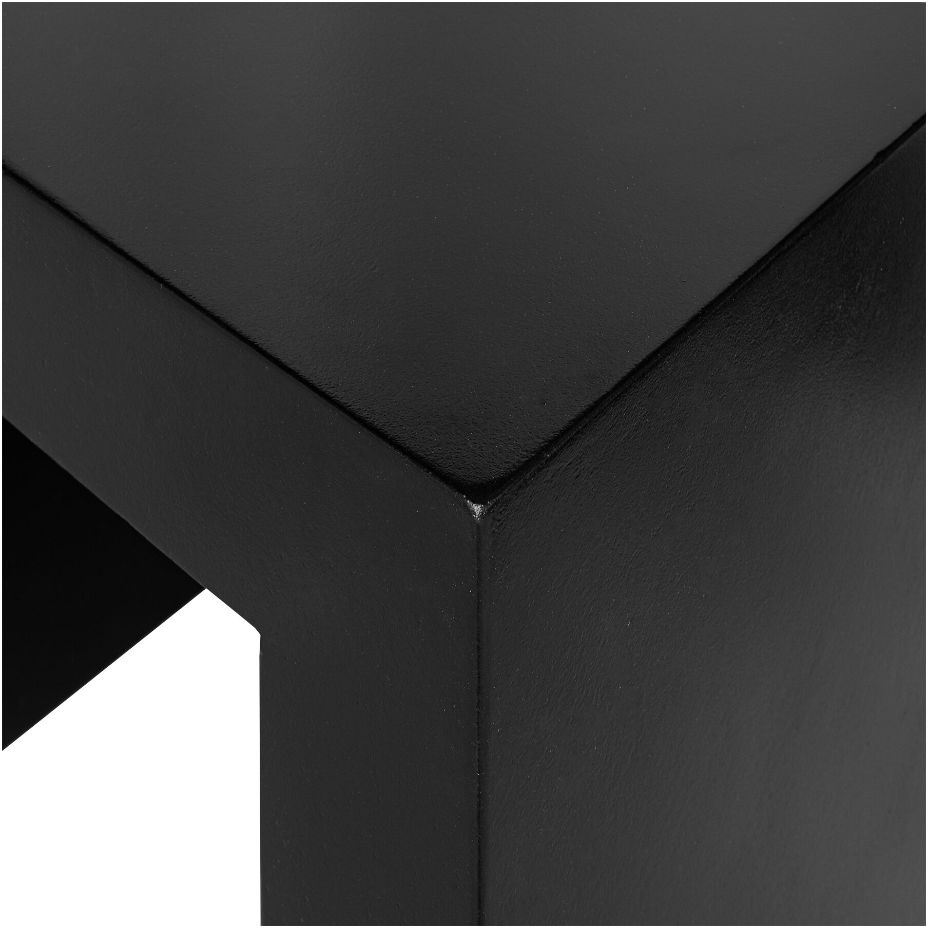 Lazarus 18.5 inch Black Stool, Outdoor