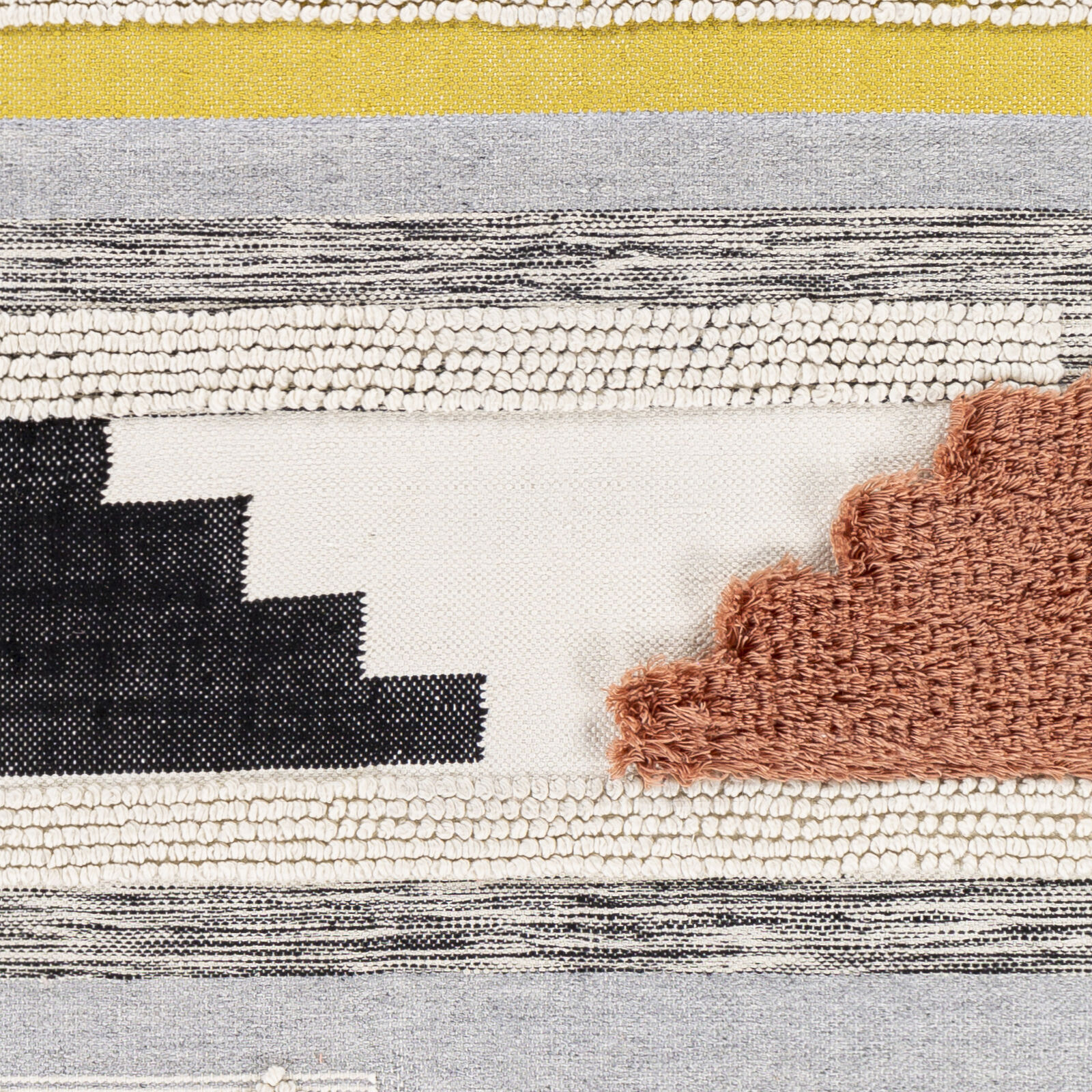 Yuva 120 X 96 inch Brick Red Rug in 8 x 10, Rectangle