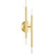 Soho 4 Light 5 inch Satin Brass ADA Sconce Wall Light