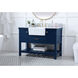 Clement 48 X 22 X 34 inch Blue Bathroom Vanity Cabinet