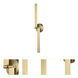 Archie LED 4.75 inch Brushed Gold Wall Sconce Wall Light