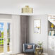 Vistaview 3 Light 15 inch Soft Gold Semi-Flush Ceiling Light