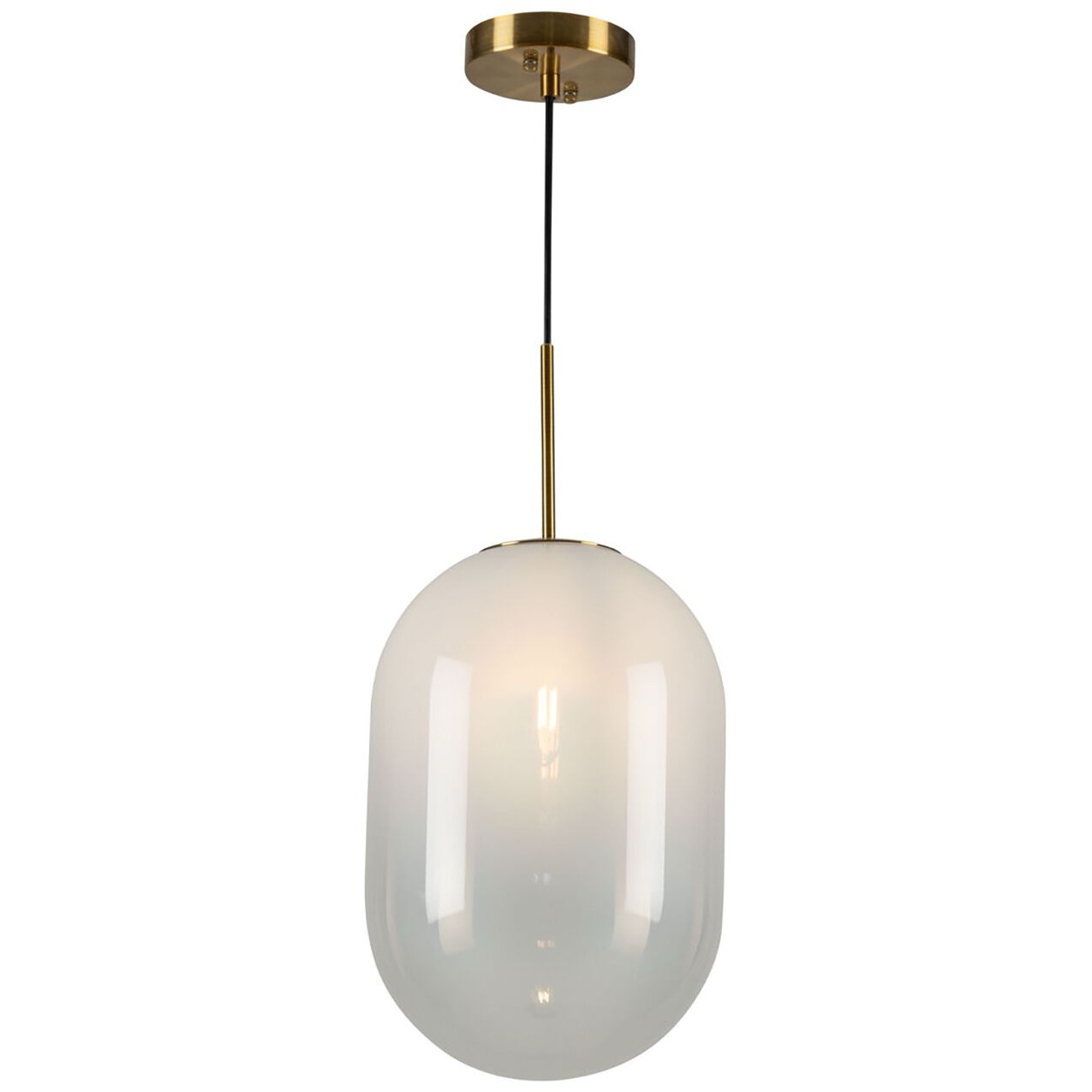 Vita LED 9.4 inch Brass Pendant Ceiling Light