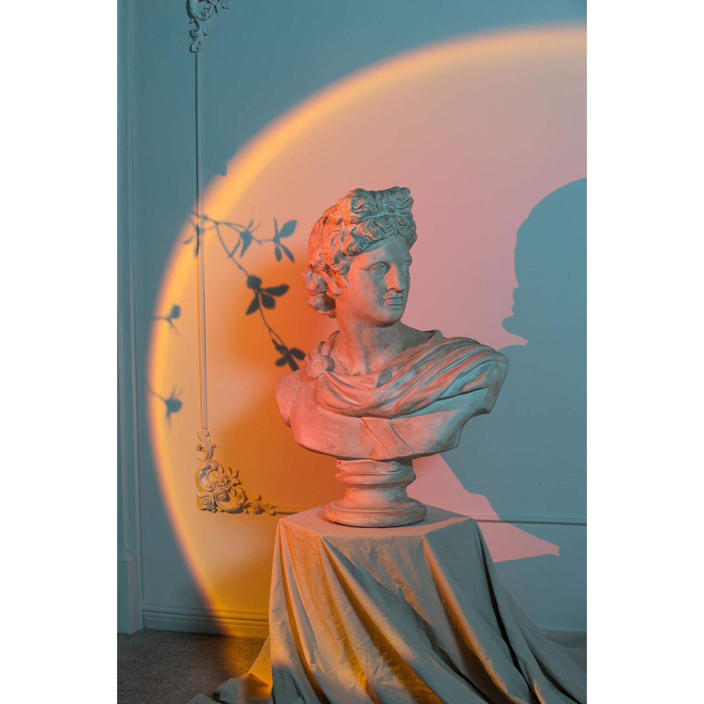 Placidia White Wash Statue