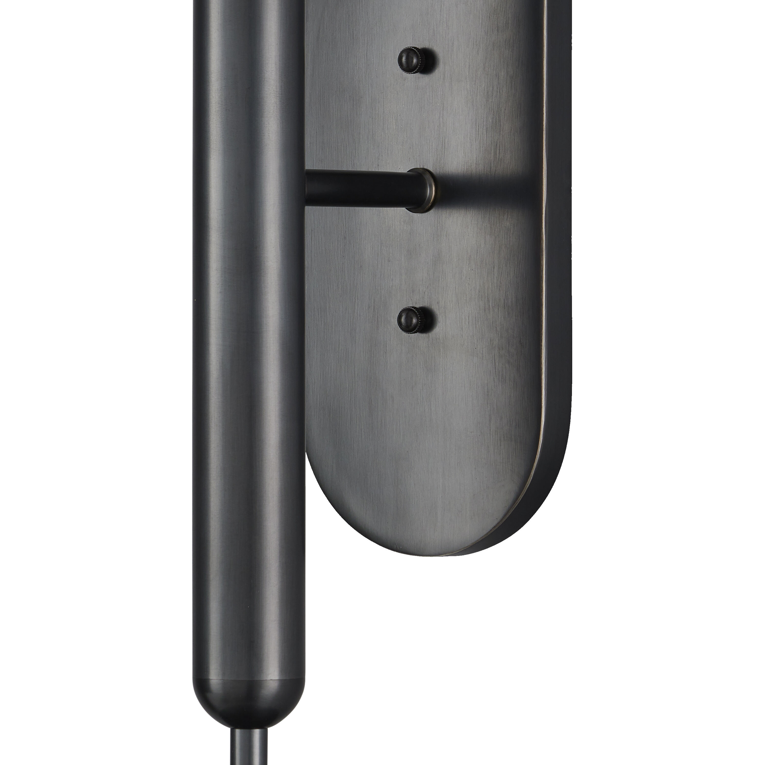 Barbican 2 Light 6.5 inch Oil Rubbed Bronze and White Bath Sconce Wall Light