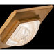 Beyond Promenade LED 9 inch Aged Brass Flush Mount Ceiling Light